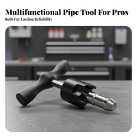 Pipe Burr Remover Rounder Multifunctional Pipe Burr Remover Tool Hardened Steel Tube Deburring Tool for Heating and Cooling Technicians, Home Workshop