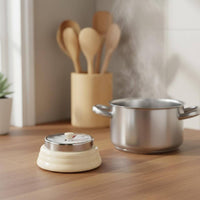 Analoger Countdown-timer Countdown Clock Analog Wind-up Timer Mechanical Kitchen Timer Magnetic Stick-on Metal Core No Battery Needed Suitable for Home Classroom Study Room