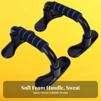 2 Pieces Detachable Design H-Shaped Push-up Grips Lightweight and Portable Push-up Stand Heavy Duty for Beginners