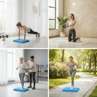 Thick Foam Balance Pad Slip-Resistant Balance Pad with Textured Surface Cushioned High-Density for Rehabilitation Patients, Athletes, Home Workouts, Stretching Practice