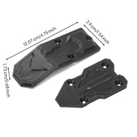2 Pieces Underbody Guard Wear-Resistant-Resistant RC Chassis Guard Lightweight RC Gearbox Protector for Hobbyists