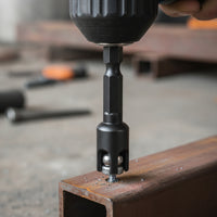 Drill-Tail Screw Socket Secure Fit Hex Shank Socket Driver Adapter Tool Compact Hexagonal for Professionals, Workshop
