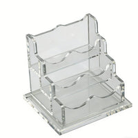 Acrylic Card Display Durable Thickened Stable Base for Office Lobby