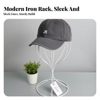 Freestanding Design Tabletop Hat Display Stable and Long-Lasting Tabletop Hat Stand Balanced Base for Retailers, Trade Shows, Closet