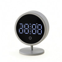 A and C-Powered Digital Alarm Clock Slim Digital Clock with Stand Easy to Read Minimalist for Students, Nightstand