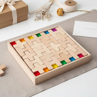 32 Pieces Translucent Acrylic Blocks Child-Centered Influenced Translucent Building Blocks  Creativity Light and Shadow Toy for Young Children