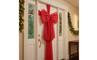 Elegant DIY Door Bow Decoration