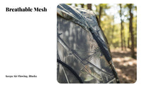 Mesh Expandings Spring-up Concealment Blind Portable with Carrying Bag Concealment Spring-up Hide Transparent Mesh Concealment Shelter Wide Viewing Angle for Wildlife Photographers, Bird Watchers, Nature Observers, Campsite, Outdoors, Woods, Fields