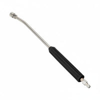 30 Cm Pressure Washer Extension Wand Multiple Connector Options Car Wash Nozzle Extension Stainless Steel Angled Spray Wand Hard to Reach Spots