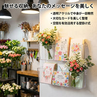 Card Display Rack Set of 2, Transparent Plastic, 24cm×30cm, For Collectible Card Storage