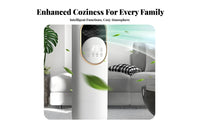 Portable Air Chiller and Heater Time-Based Control Standing Air Conditioner Fan Effortless Fill Water Tank Oscillating Cooling Fan for Renters