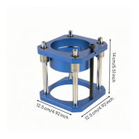 Router Flipheight-Adjustment Assembly Aluminum Alloy Router Lift Base Adjustable Hardware for Makers, Engraving, Workbenches