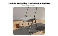 Foldable Iyengar Mind-Body Practice Chair Thickened and Reinforced Folding Mind-Body Practice Chair With Support Fitness Equipment Multi-Functional for Beginners, Seniors, Home Gym