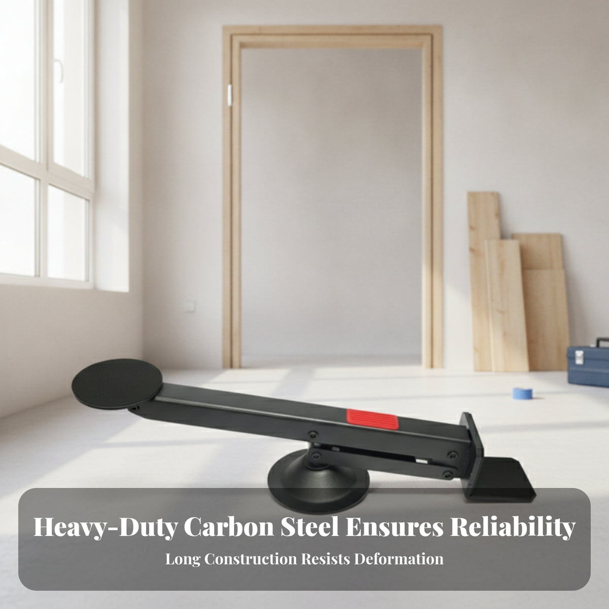 Lever Style Wooden Door Lifter Black Touch Pads Foot-Pedal Door Lifter