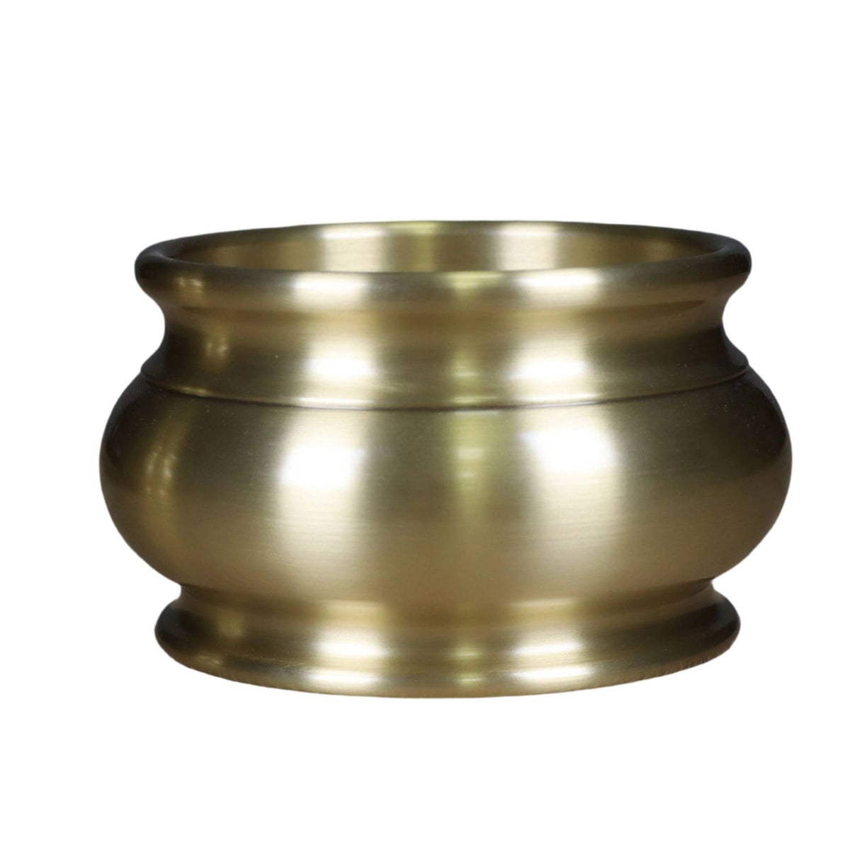 Antique Finish Spiritual Practice Brass incense burner Traditional Scent Dish Household Item for Indoor Worship