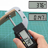 Digital Thickness Gauge Mm Inch Conversion LCD Thickness Gauge Measuring Device Zero Function Shop Tool High Precision