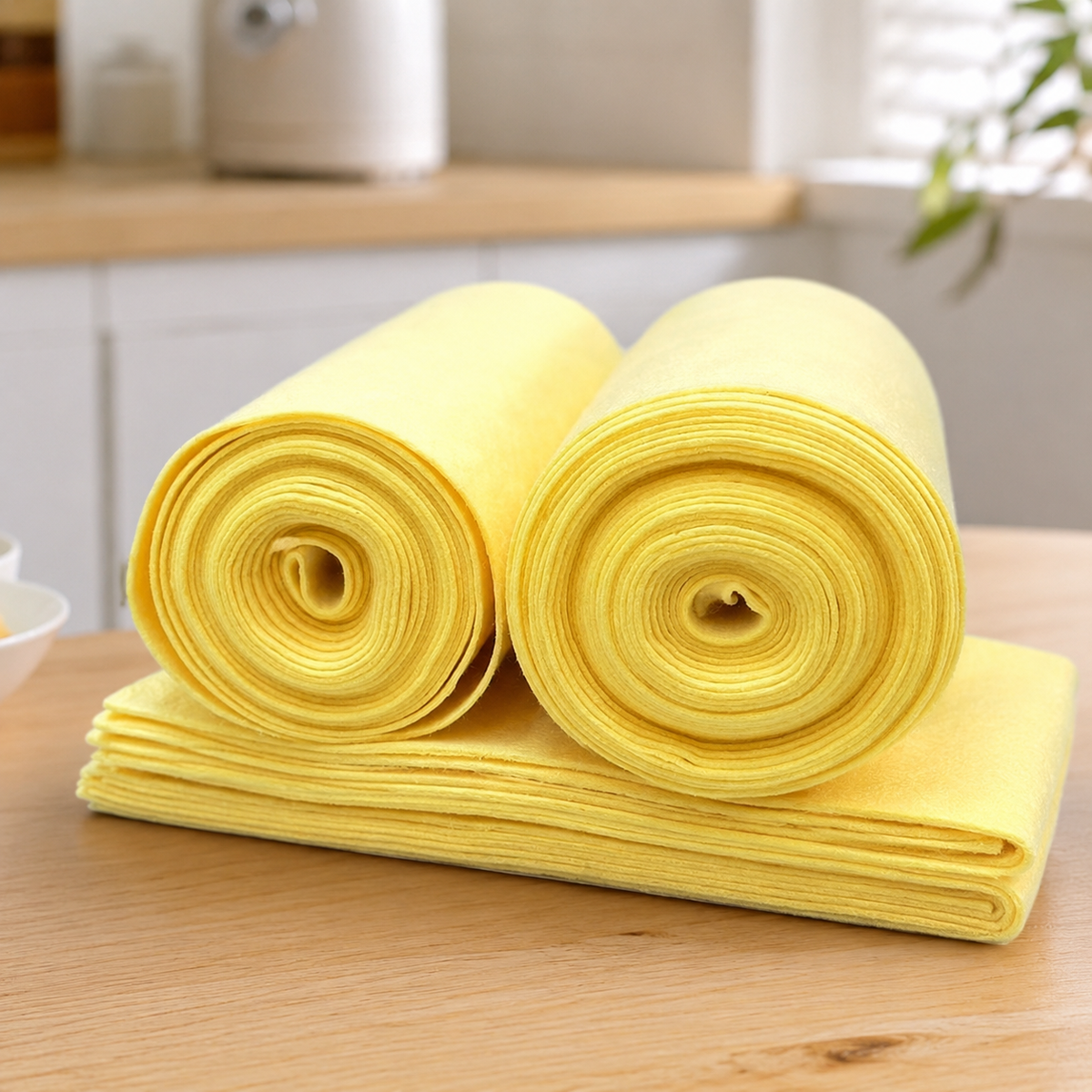 Loofah Dish Cloth, Oil-Absorbing, Easy-to-Clean Thick Plant Fiber Kitchen Cleaning Sponge Cloth