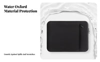 Air-Filled Padding Interior Shockproof Laptop Sleeve Full-Coverage Protection Laptop Inner Bag Soft Fleece Lining for Gamers, Office Workers
