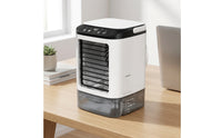 Mist Fan with Ice Box Mini Evaporative Cooler with Water Tank Cooling for Desk