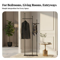 Light Luxury and design complimentarystanding Coat Stand Multipeg Tree Branch Clothes Rack Sturdy and long-lasting Garment Holder Stable Base for homeowners, Families, Entrypath, Bedroom, Living Room, Corner areas