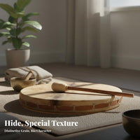 Shamanic Drum Spiritual Tool Round Shamanic Drum Artisanal Percussion Instrument for Musicians, Hobbyists, Meditation