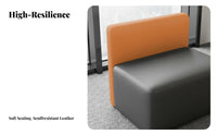 Nordic design Corner Couch and Table Combination Modern Look Couch and sidechair Group space-saving Design Office Furniture adaptable Placement for Homeowners, Business Owners, Interior Designers, Reception Area, Lobby, Waiting Room