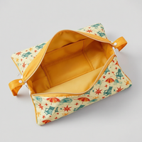 Portable Waterproof Travel Storage Bag for Kids' Clothes and Diapers with Cute Prints
