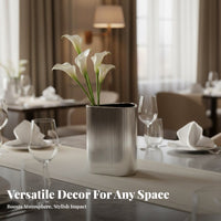 Vase Ceramic Polished Finish table Flower Pot for Living Room, Dining Table, Entryway