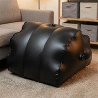Inflatable Positioning Pillow Raised Sections Inflatable Wedge Pillow Glossy Portable Wedge Support Cushion for Bed, Floor