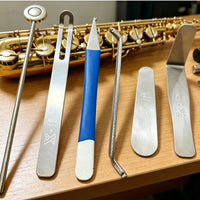 6 Pieces Practical Woodwind Repair Tool Set Easy to Use Saxophone Repair Tool Set for Music Workshop
