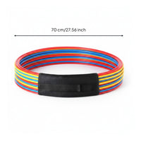 Exercise Speed Circle Jumping Hoops Multi-Color Quick Rings Multicolor Fitness Hoop