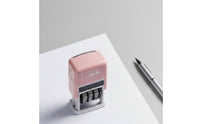 Built-in Ink Pad Self-Inking Date Stamp Refillable Adjustable Date Stamper for Teachers, Warehouse