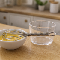 Dollhouse Miniature Kitchen Utensils Set - Whisk, Bowl, Cup for DIY Scene Decor