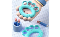 Double Resistance Silicone Hand Grip Loop Rehab Training Hand Grip Strengthener Flexible Finger Strength Loop Washable for Women, Rehabilitation, Writing Practice