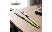 Drumstick with Wire Brush Versatile Multi-Functional Drumstick Non-Slip Drum Brush with Wire Ends for Drummers, Percussionists, Rehearsal