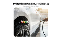 Long-Lasting Construction 1/4 Inch Quick Connect Nozzle Tips Rust and Pressure Washer Nozzle Tip Set for Car Washing