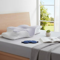 Supports Multiple Sleep Positions Butterfly Cervical Pillow Skin-Friendly Material Butterfly Shaped Neck Pillow Armrest Cutouts for Back Sleepers