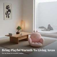 Soft & Comfortable Cute Tatami Seat Pad High Resilience Filling Kawaii Floor Seat Non-Slip Bottom for Girls, Kids, Bedroom, Bay Window, Home