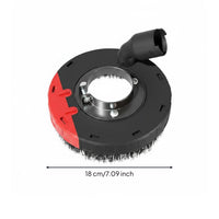 Angle Grinder Dust Cover Bristled Rim Dust-Sealing Grinder Cover Two Adapters