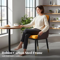 Flower-shaped support Chair Nordic design Dining Seat Modern Design Thick Padded padding for Hotel Managers, Interior Designers