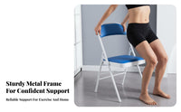 Foldable Mind-Body Practice Inversion Chair Heavy Duty Folding Mind-Body Practice Chair Sturdy Construction Handstand Training Tool Stable Design for Beginners, Seniors, Home Gym