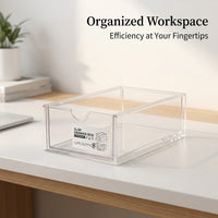 display Stand Riser with Drawer Storage, Desk Organizer for Office, Lightweight Desktop Shelves, Ergonomic Computer Screen