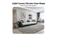 Corner Couch with Chaise Light Luxury Design Corner Configurationd configurable Lounger Modern design Sectional Sofa for Homeowners, duos, Living Room, Home, Lounging