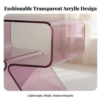 Space-Saving C-Shaped End Table Minimalist & and design Bedside Stand Modern Design Household Furniture Light Luxury for Apartment Dwellers, Students, property owners, Bedroom, Small areas, Living Room, Home Office