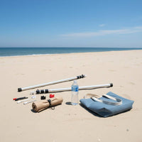 Telescoping Tent Pole Sturdy Duty Telescopic Tarp Pole Aluminum Overhead Cover Support Rod Portable Lightweight for Car Campers