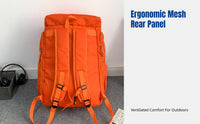 Travel Backpack, Large Capacity, Lightweight Oxford Fabric, Winter Sports, Outdoor Storage
