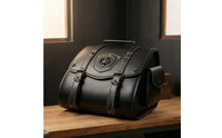 Motorcycle Hanging Bag Black Motorcycle Bag with  Strap Easy to Clean for Commuters