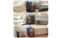 Fitness Mat Storage Cart Fitness Exercise Gear Holder with Wheels Metal Mesh Storage Basket with Wheels for Home Gym, Bedroom, Living Room