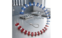 Color-Coded Nut and Bolt Thread Checker Aluminum Alloy Bolt and Nut Identifier Gauge Anodized Thread Checker Laser-Etched for Machinists