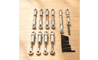 RC Link Rods with Shock Absorbers Heavy Duty Link Rod Kit with Rod Ends Easy to Install Chassis Linkage Set